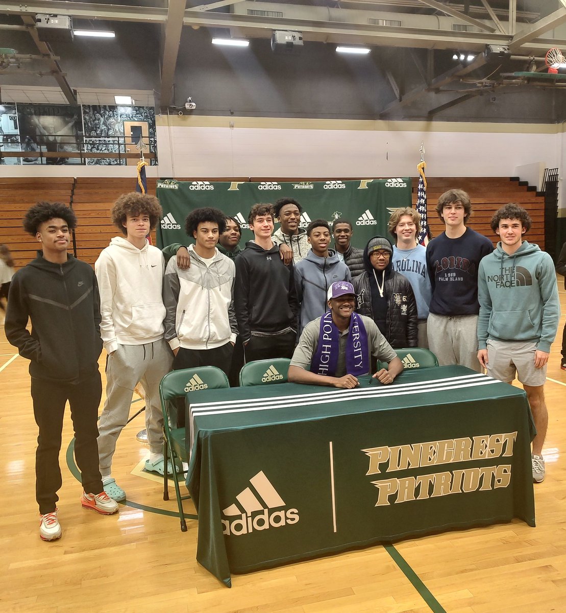 Congratulations to Shaun Thomas who is going to continue his education and athletic career as a track athlete at High Point University. The basketball program is proud of you!