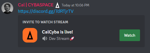 CYBA_space's tweet image. Come hang with us, watch live gameplay, and chit chat about what's coming up for CYBA 🎮

Dev Stream➡️discord.gg/7dRTjrTV

#Web3Games #CYBASPACE