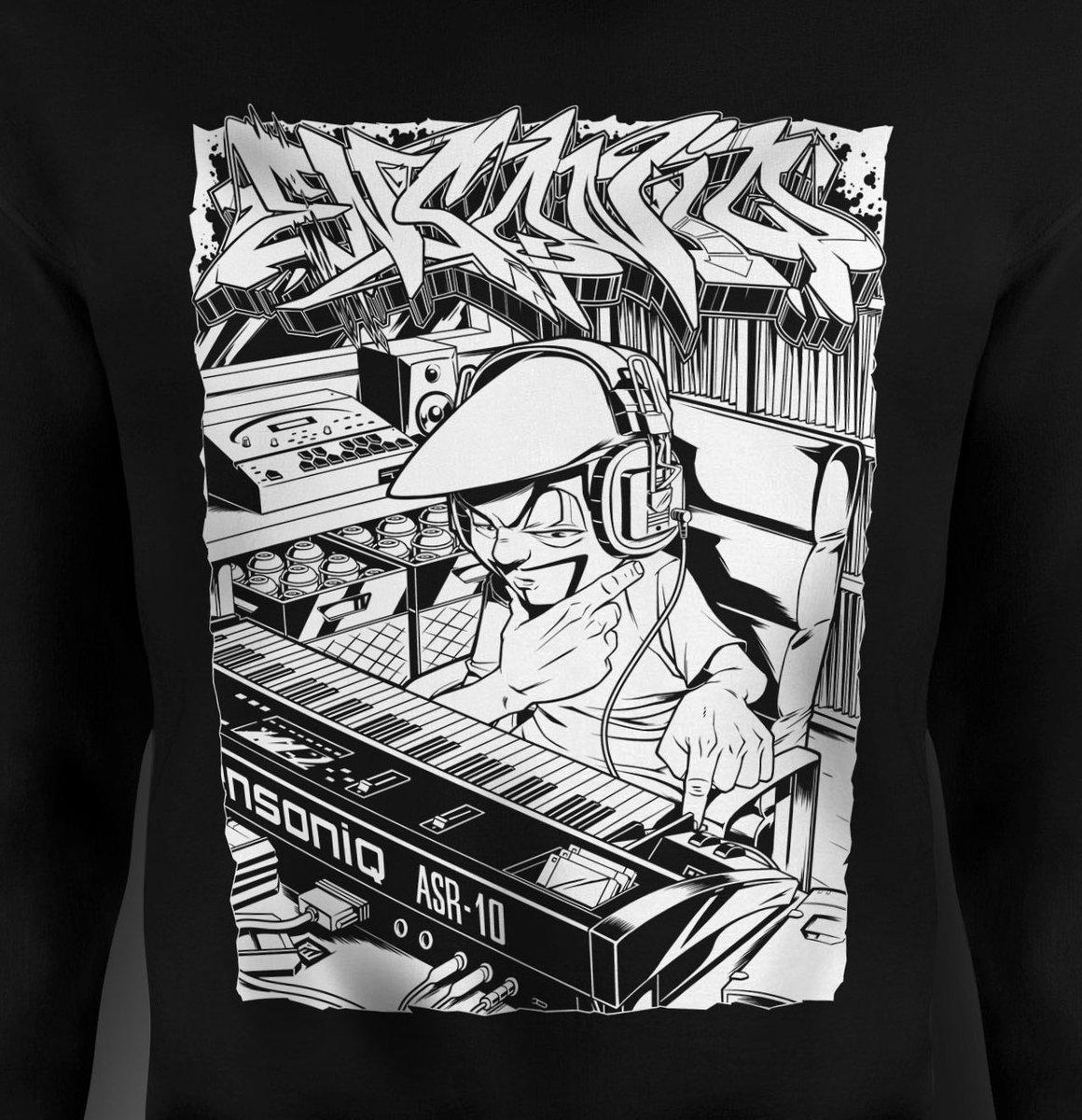 patrickwongart's tweet photo. Ensoniq Outline Sweater (2019) #asr10 #asrx #ensoniq #beatmaker https://t.co/7uIMLCh5lR