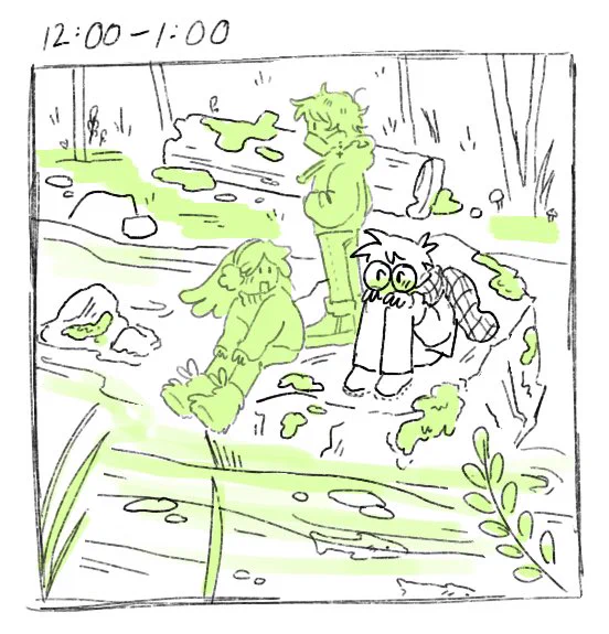unemployed friend on a wednesday #hourlycomicsday 