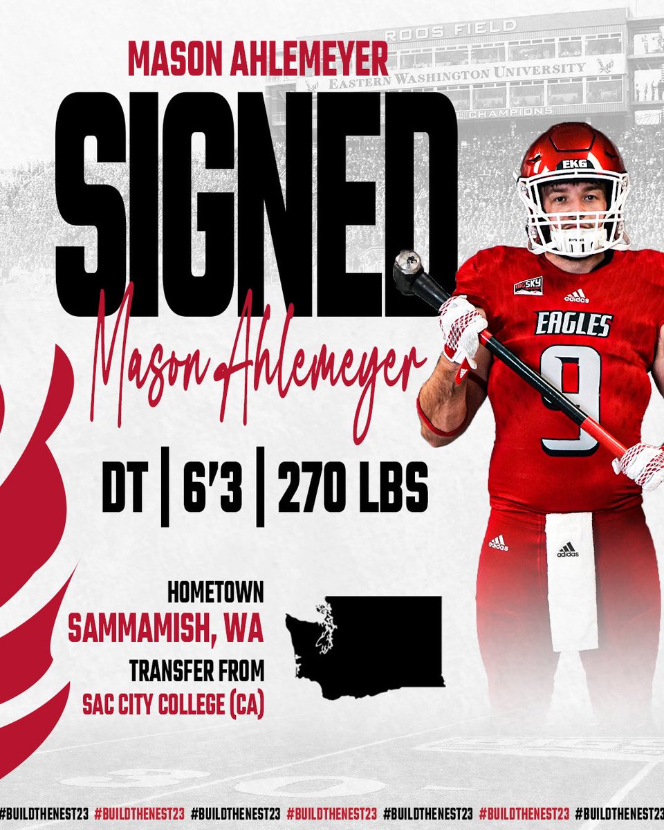 EWUFootball's tweet photo. Welcome to the nest, @AhlemeyerMason‼️

#GoEags #BuildTheNest23 https://t.co/IGnETZug3W