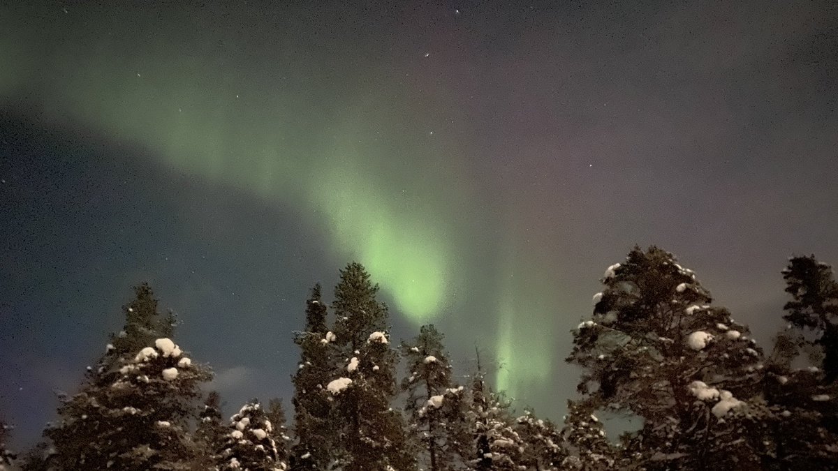 Une heure de magie #finlande #laponie #auroresboreales #northernlights