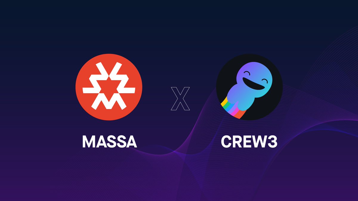 (4/6) 🤘 @Massalabs is now on <a href="/crew3xyz/">Kasih Sayang</a> ! 

🎁Join us, have fun, complete quests and earn rewards.
👉massalabs.crew3.xyz