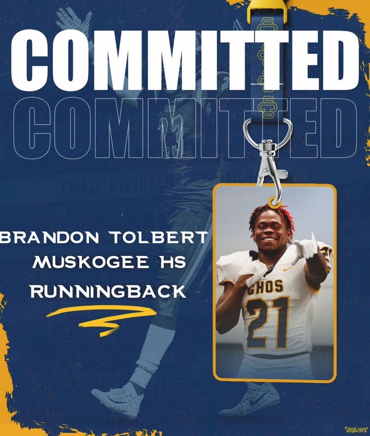 I can officially say I’m a bronco.thank you all for the help getting me here @THillMuskogeeFB <a href="/UCOBronchos/">UCO Bronchos</a> <a href="/_CoachDonald/">Dimitri Donald™</a> <a href="/dmayes1202/">Don Mayes</a> <a href="/TheCoachJoShow/">Prentice</a> @