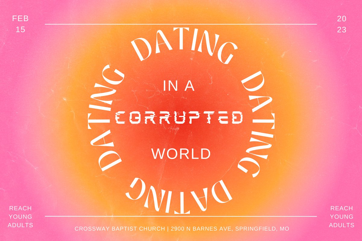 crossway_reach's tweet photo. Mark your calendars on Wednesday, February 15th for our Valentine's Ice Cream Social! 🍨 We'll hear a special message on Dating In A Corrupted World, and then enjoy ice cream, games, and even a photo booth! Invite a friend and come join us for a fun night!

#crosswayreach https://t.co/8WgCSnl1lH