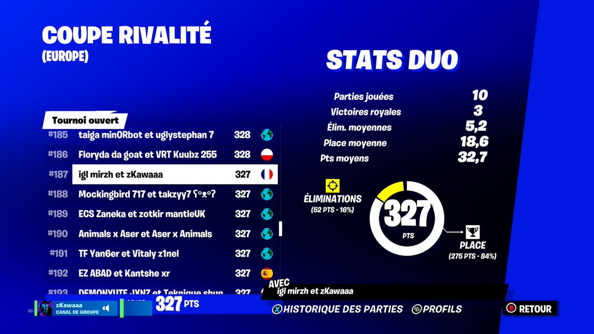 j'ai pas de chance top 187 dommage / W @zkawaaa