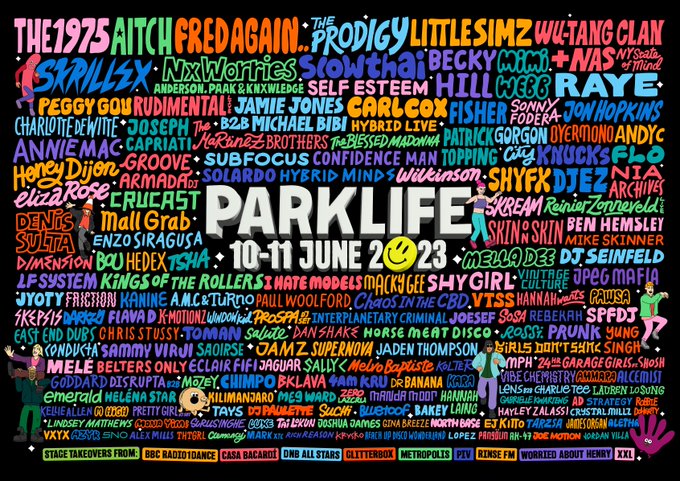 indierocks's tweet photo. El @Parklifefest nunca decepciona y este año no podía ser la excepción con este cartelazo. https://t.co/G3ZfigJ4Kh 🤯 https://t.co/k4lLurBwiX