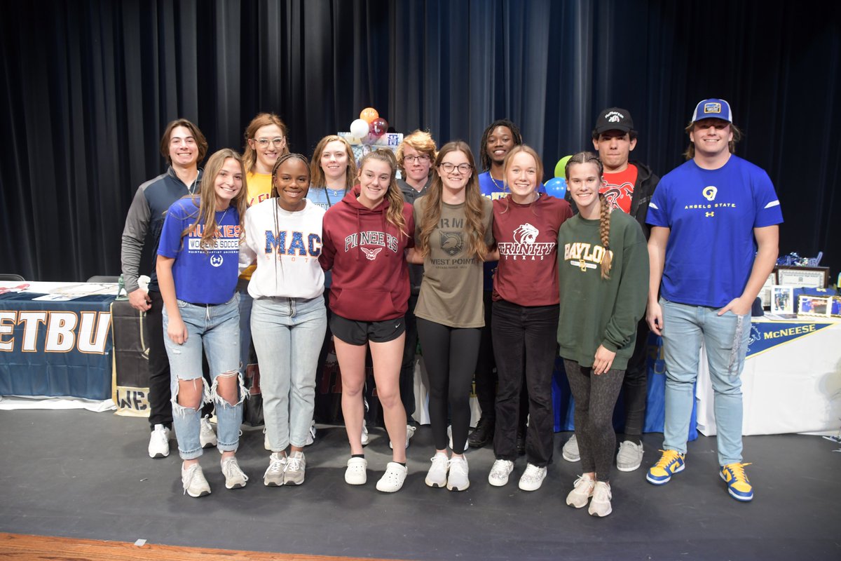 Tomball ISD (@tomballisd) on Twitter photo Student-athletes from <a href="/TISDTMHS/">Tomball Memorial High School</a> were celebrated for their commitment to furthering their academic and athletic career at the next level.
#NSD23 Student-athletes from <a href="/TISDTMHS/">Tomball Memorial High School</a> were celebrated for their commitment to furthering their academic and athletic career at the next level.
#NSD23