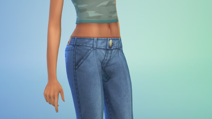 futurasims007's tweet photo. @SimGuruNick @TheSims What's going on with these university jeans?👀😅 Does anyone else have this problem? I didn't see anything in the AHQ. #TheSims https://t.co/5kyi3ZqcKZ