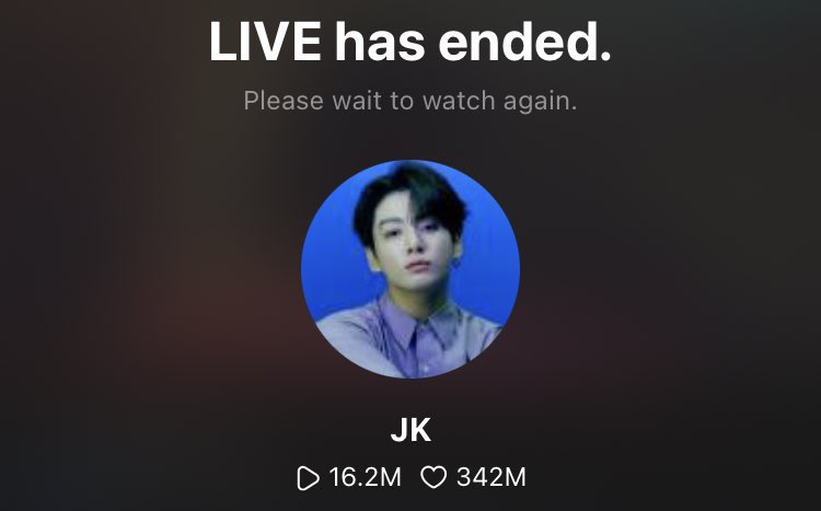 Jungkook’s latest WeVerse live accumulated 16.2 million views, a record for any individual live in the platform’s history.