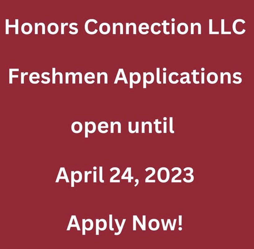 Are you an incoming honors college
freshman? Consider living in the Honors Living and Learning Community your freshman year! This allows you to live and study with a cohort through your UH-100
coursework! 

Apply here!
ssb.ua.edu/pls/APEX_PROD/…:::::