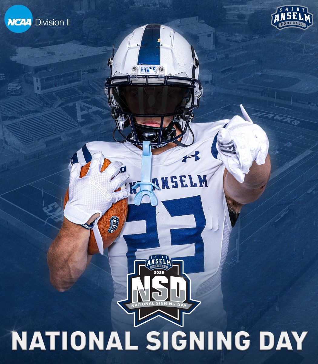 Daron Montgomery (@lrbearsad) on Twitter photo Awesome day for <a href="/STAHawksFB/">Saint Anselm Football π #BCM</a>! 15 recruits signed so far... #HawksSoarHigher Awesome day for <a href="/STAHawksFB/">Saint Anselm Football π #BCM</a>! 15 recruits signed so far... #HawksSoarHigher