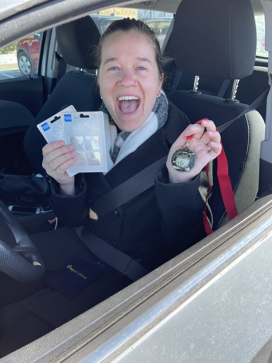 NET3140's tweet image. Nothing beats surprising the newly crowned chili cook-off champ as she leaves for the day! Congrats to Paige - 2023 NET Chili Cook-Off Champion!