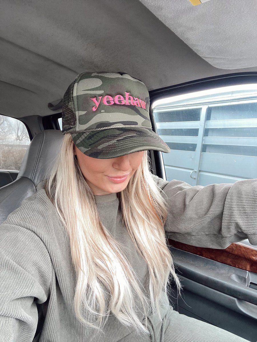 kyyy___'s tweet photo. New trucker hats on my website!! -Go shop them💗🤠  https://t.co/D773jW8TQf https://t.co/iBXN5E8DQj