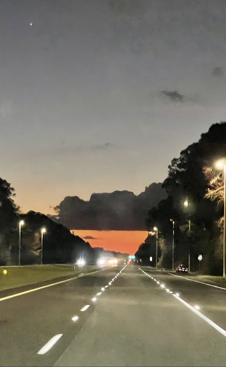 traaaaaaaaacyyy's tweet photo. Last nightโs drive! #BIGBLESSINGโฆ.
I was driving behind this truck and got up close and saw this! ๐คฉ message from the universe, you say?!?! Andddd, look at those clouds!!! #darktolight ๐ https://t.co/cyXccm7rZN