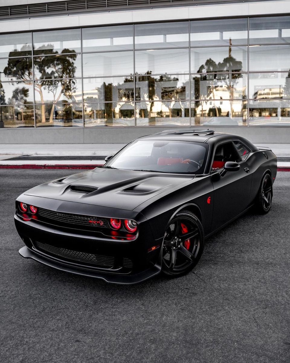 Car Porn on Twitter "matte black Hellcat"
