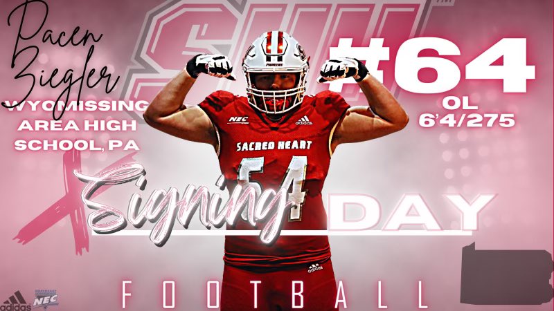 Sacred Heart Football (@shu__football) on Twitter photo Another addition to improve our 🅿️USH up front! Welcome to the SHU Football Family, <a href="/ZieglerPacen/">Pacen Ziegler</a>!
#SHUGRIT Another addition to improve our 🅿️USH up front! Welcome to the SHU Football Family, <a href="/ZieglerPacen/">Pacen Ziegler</a>!
#SHUGRIT