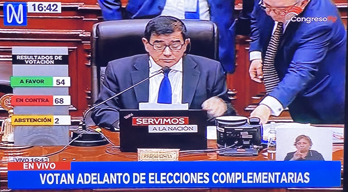 Crónica de un resultado anunciado. Era un absurdo. El Congreso no puede legislar con “una pistola en la cabeza”, ni con piedras, huaracas, molotovs, incendios, toma de aeropuertos ni asesinatos. #NoAlChantaje