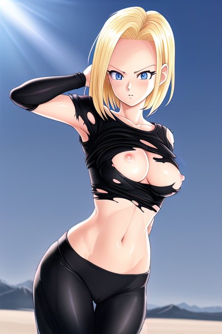 Android 18 + inspired by the good days of Toonami. More anime/manga fanart available on our Deviantart~<a href="/tag/animegirl"class="tags"><span>#animegirl</span></a>