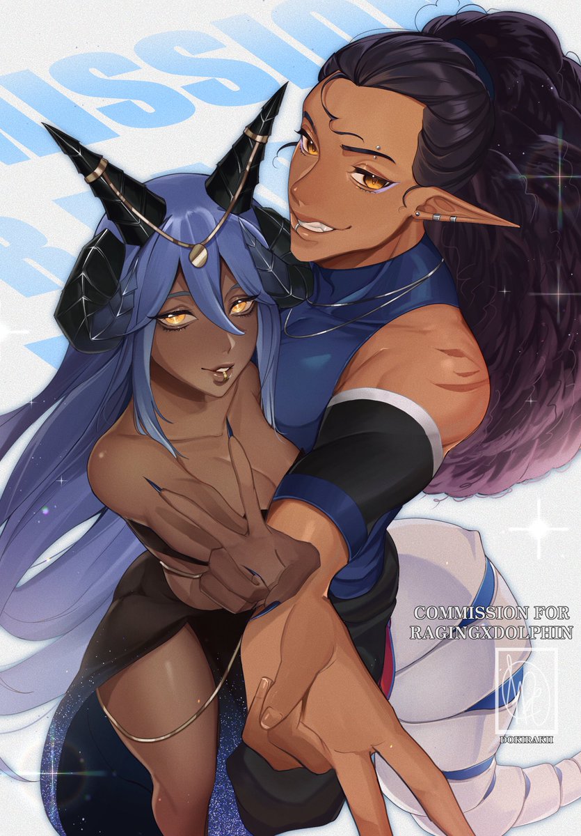 xX_XelinaSol_Xx's tweet photo. We da baddest 
Us two against the world 

👿ᴅᴀɪ &amp; ᴅᴏʟᴘʜɪɴ 🐬

Ｄｙｎａｍｉｃ   Ｄｕｏ

𝓓𝓸𝓾𝓫𝓵𝓮 𝓓'𝓼

#Vtuber | #Dartjoubu | #RagingArt | #ENVtuber https://t.co/P4TTSwRtre