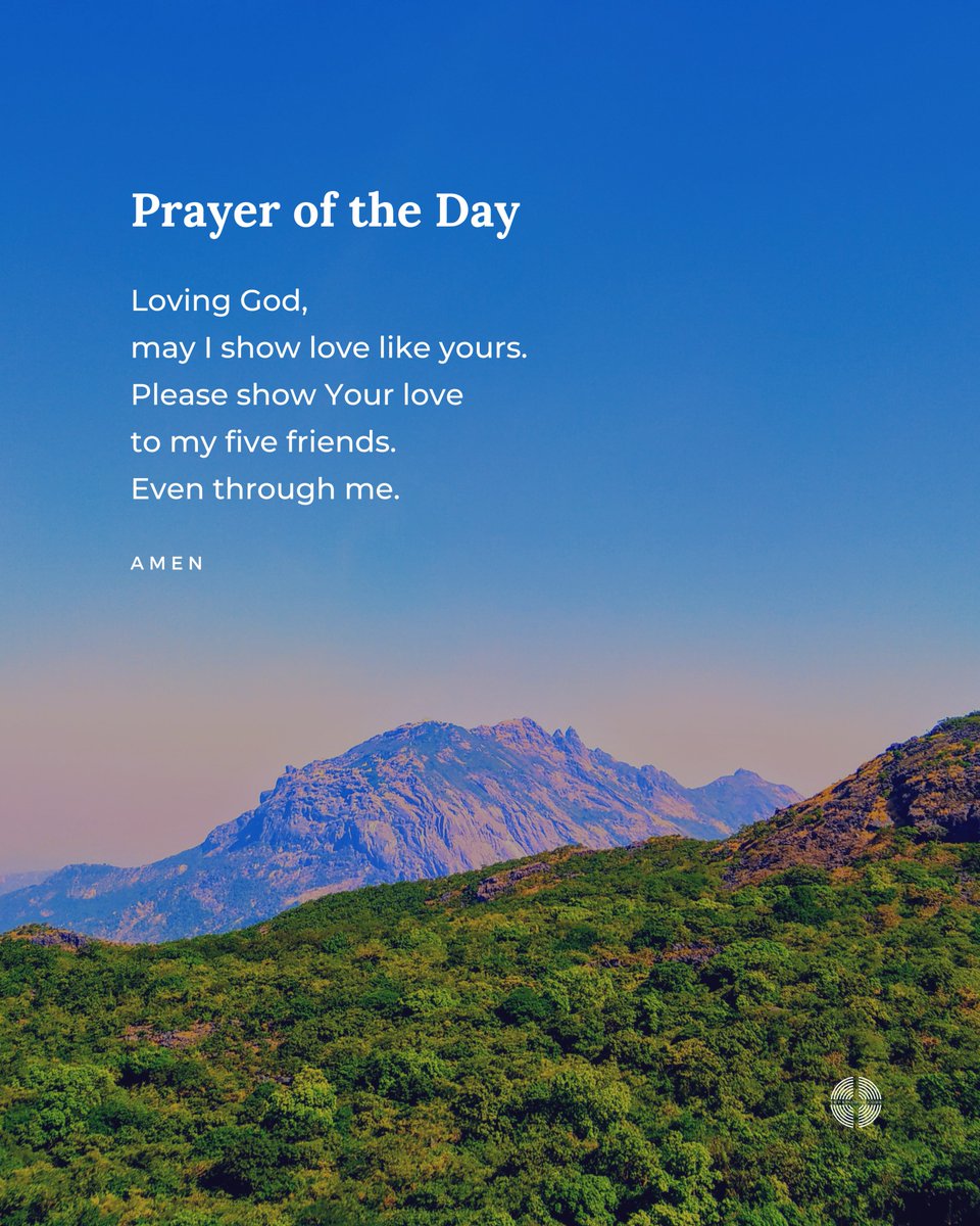 thykingdom_come's tweet photo. Let us pray...
Loving God,
May I show love like yours.
Please show Your love to my five friends, even through me.
Amen.
#KeepPraying
#PrayForFive https://t.co/d1rKEnATEU