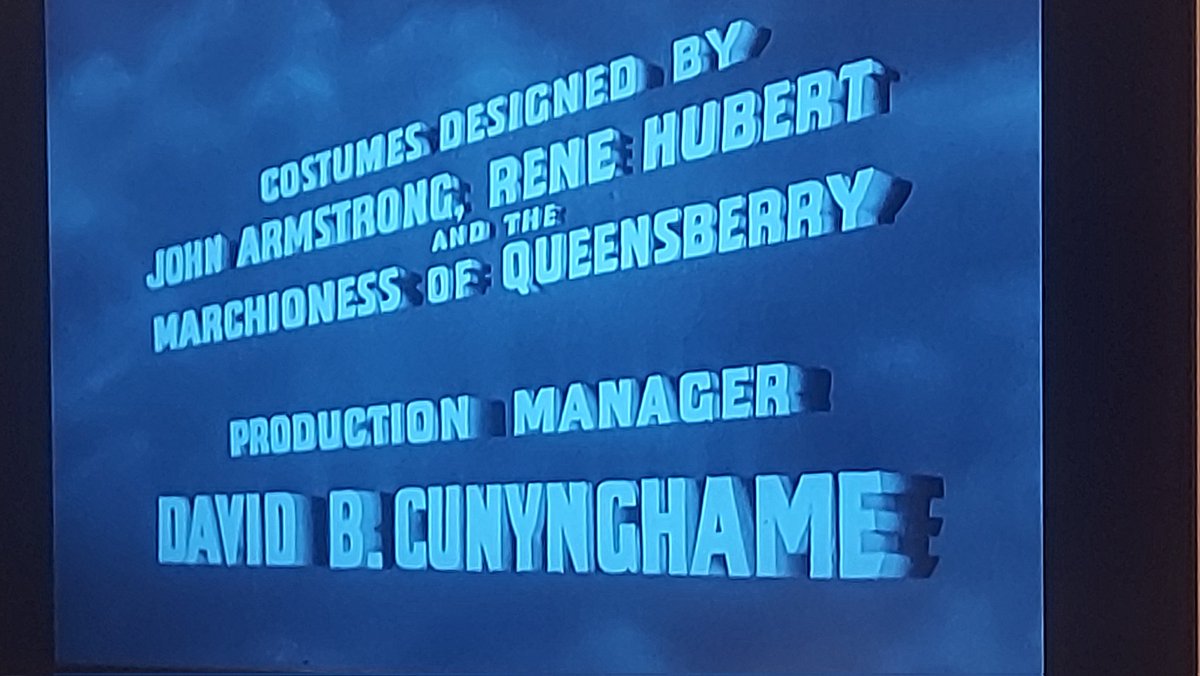 The most British film credit ever. #ThingstoCome