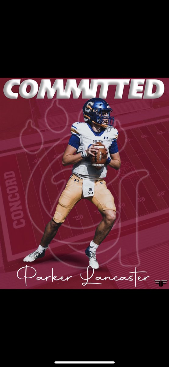 Thankful to the man above‼️ Excited to announce i am committing to <a href="/ConcordFootball/">Concord University Football</a> ‼️ Let’s work.

<a href="/CoachThourogood/">Coach Thourogood</a> 
<a href="/OscarSmithFB/">Oscar Smith Football</a> 
<a href="/coachcscott/">Coach Scott</a> 
<a href="/coachBFerg27/">Brian Ferguson</a>