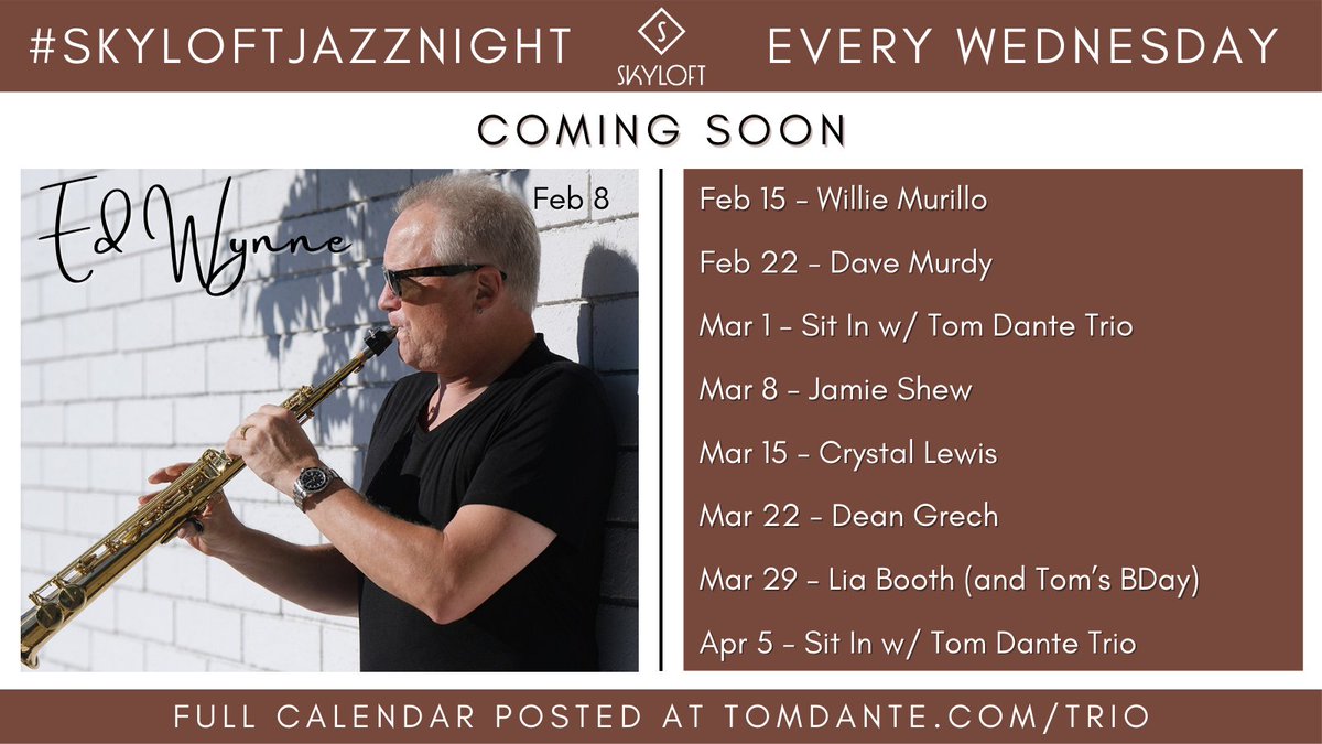 tomdante's tweet photo. Tom Dante on drums, Chris Barron on keys, Ernie Nuñez on Bass.
#SkyloftJazzNight #TomDanteTrio #LiveJazz #SitIn #JazzJam #JazzSinger , #GregVail
#JazzVocals #SitIn #JazzGuitar #FullBar #HaveSomeFood #JazzNight #JazzVocalist #GreatFood https://t.co/2OGtFqgihv
