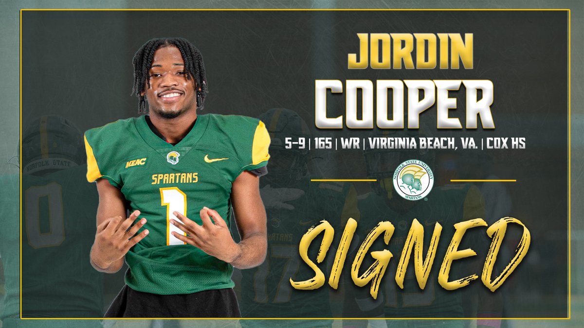 Jordin Cooper -- Wide Receiver -- Virginia Beach, Va.

#NationalSigningDay2023