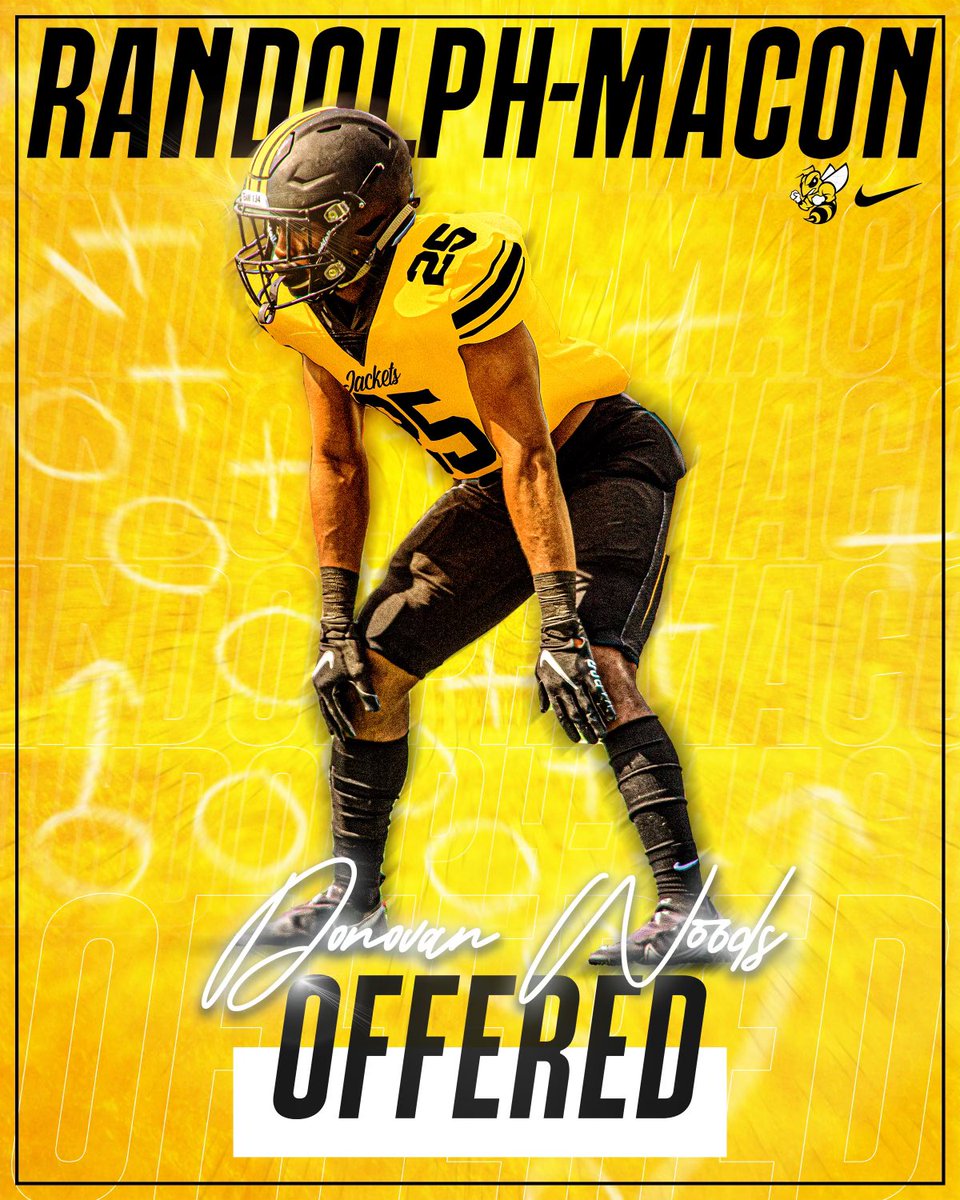 Blessed to receive an offer from Randolph-Macon College!!