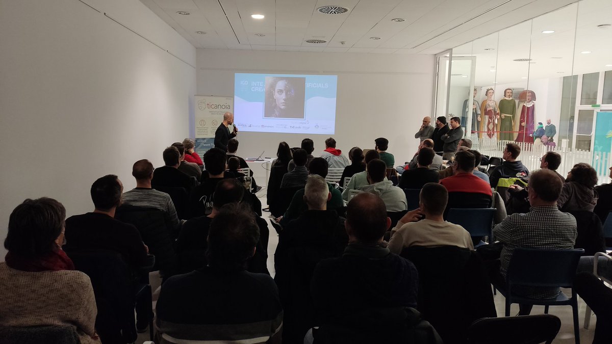 Molt bona proposta del Tech&amp;Drinks de <a href="/techigd/">IGD Tech & Drinks</a> parlant sobre IA.