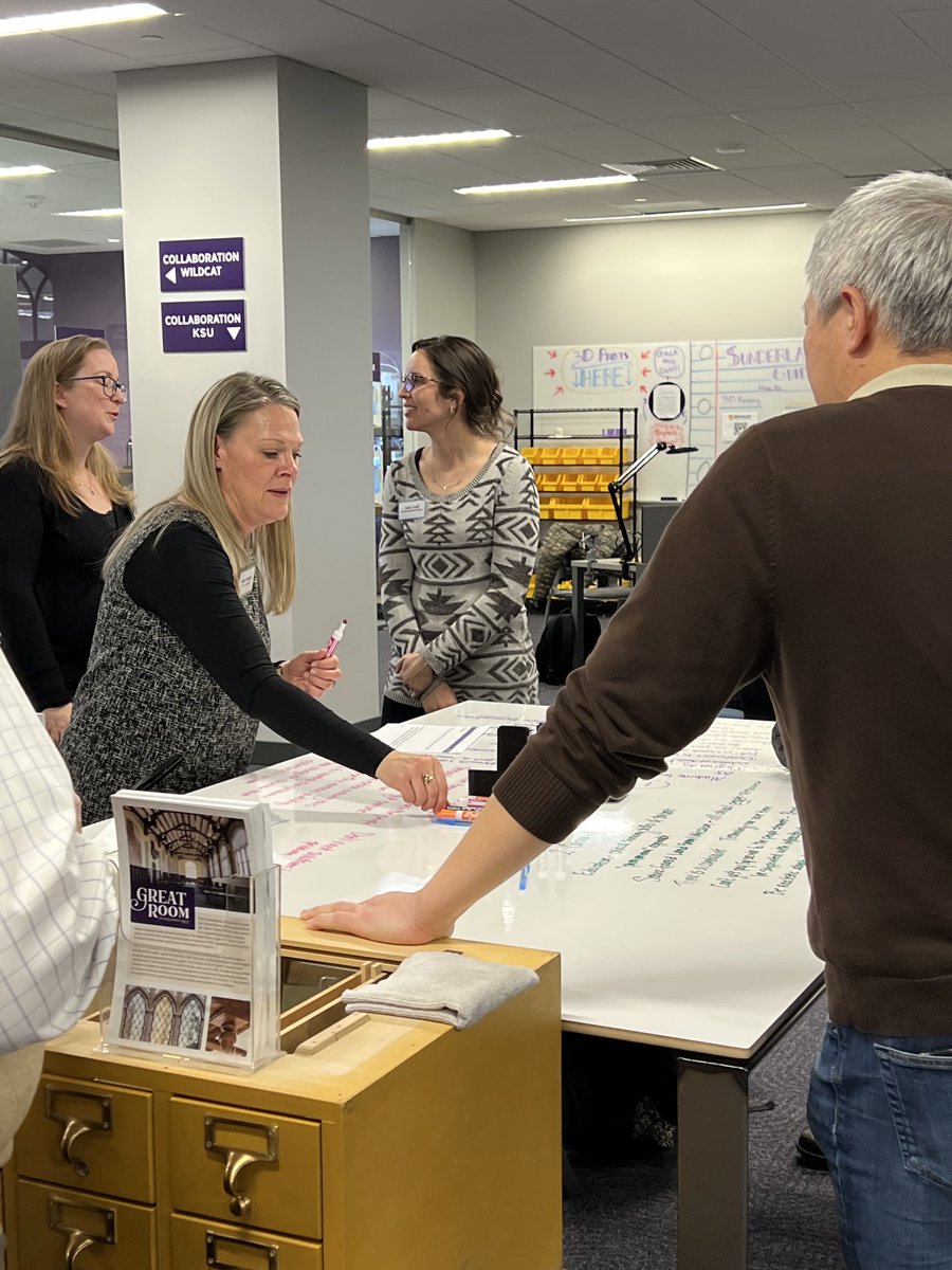 Ernie Minton (@ernieminton) on Twitter photo Well done! K-State digital agriculture group ideation session at Hale Library’s <a href="/SunderlandFDN/">SunderlandFoundation</a> Innovation Lab. Great space to innovate! Well done! K-State digital agriculture group ideation session at Hale Library’s <a href="/SunderlandFDN/">SunderlandFoundation</a> Innovation Lab. Great space to innovate!