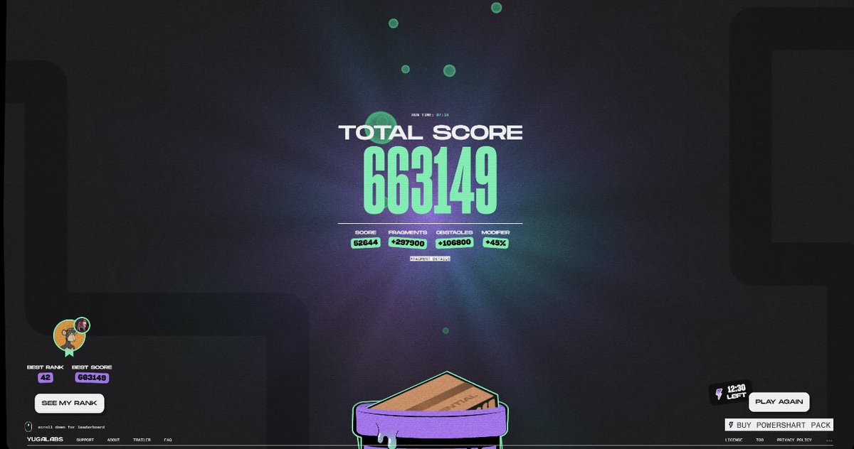 OMG <a href="/BoredApeYC/">Bored Ape Yacht Club 🍌</a> #dookeydash