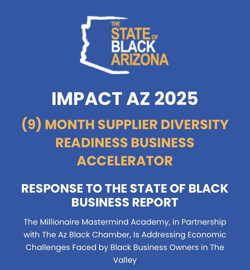PhxSoul's tweet photo. IMPACT AZ 2025 Announces @JPMorgan @Chase as Title Sponsor and Program Details for Supplier Diversity Readiness Initiative: https://t.co/pcfO5u0BxO https://t.co/4GxaqSkSrG
