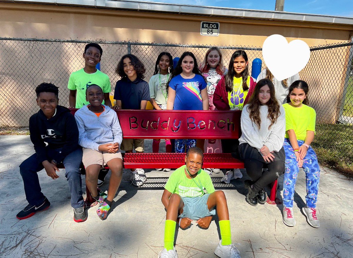 RothackerReads's tweet image. Our SAVE Promise Club goal is to make everyone feel valued and welcome. A great way to ensure this happens is by demonstrating the use of our three Buddy Benches! @CoconutCreekES @bcpsElemSAVE