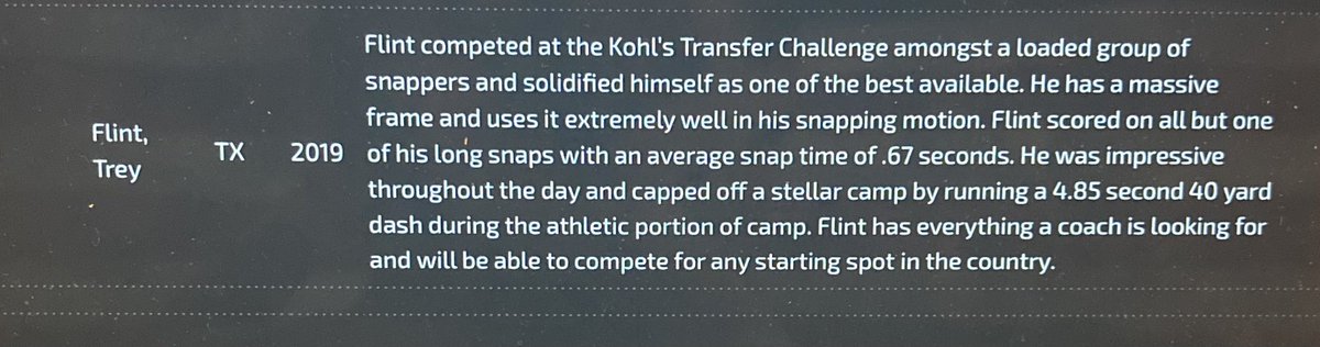 Check out what @KohlsSnapping has to say. I am the #2 ranked 5 star transfer prospect. I will be graduating May 2023. I am a 2 year starter and have 2 years of eligibility remaining. @Coach_Casper