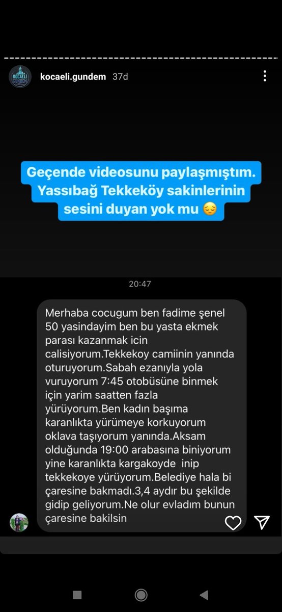 Yassibag Tekkekoyu vatandaslari zor durumda yolu yapmak reklam yapmak cok guzel ama insanlarin maduriyetini duşünen yok malesef
