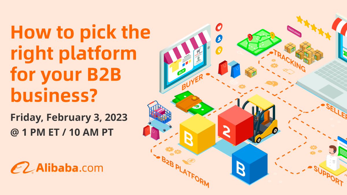 AlibabaUSseller's tweet photo. Join our exclusive webinar series for sellers looking to expand their business
Register - How to pick the right platform for your B2B global business | Feb 3, 10 AM PT 
👉https://t.co/gZ3CjHvh7C
#businessgrowth #alibabaB2B #business #entrepreneur #sales https://t.co/dGMqgdvxhN