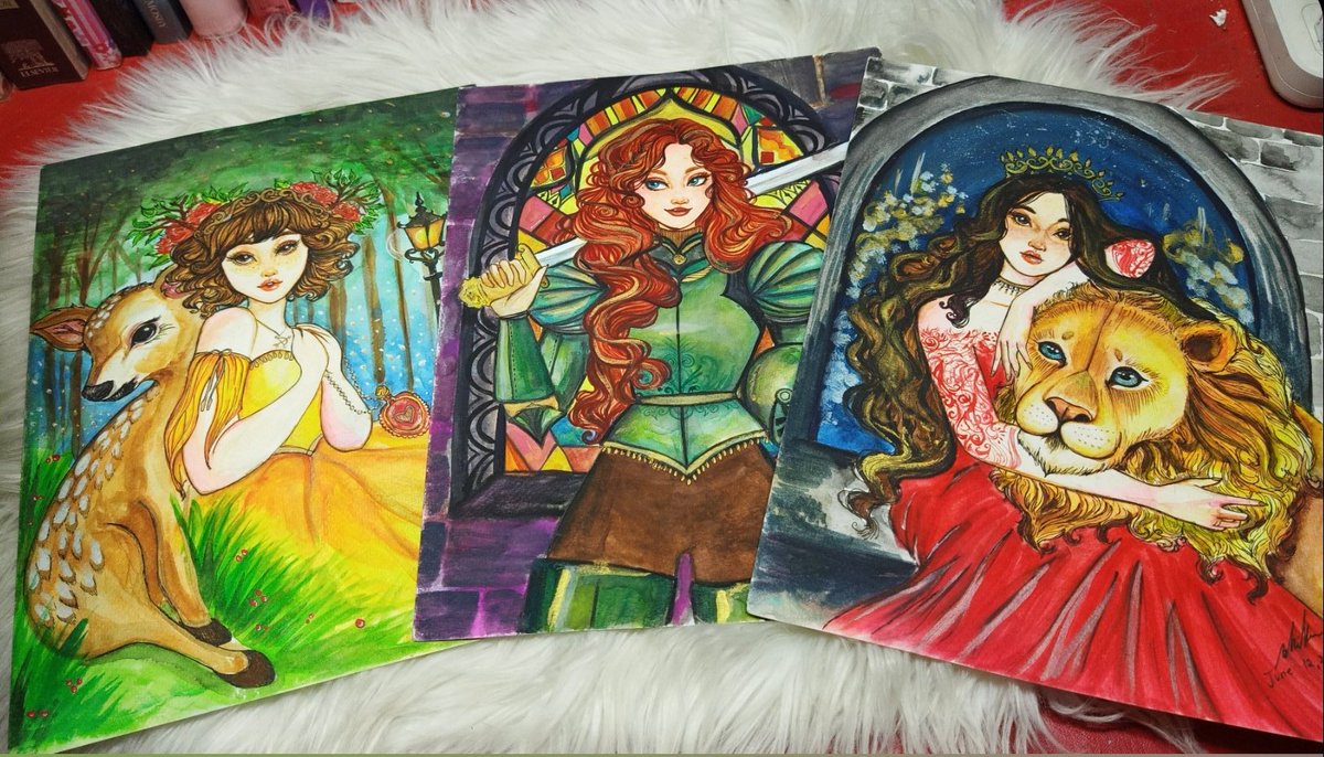 NoNoNoNoelle's tweet photo. Poet🫀 Soldier🗡️ King 👑
(Throwback because I realized I already drew them💜) 
#poetsoldierkingquiz
#art #watercolorpainting https://t.co/x1cQBBBP1L
