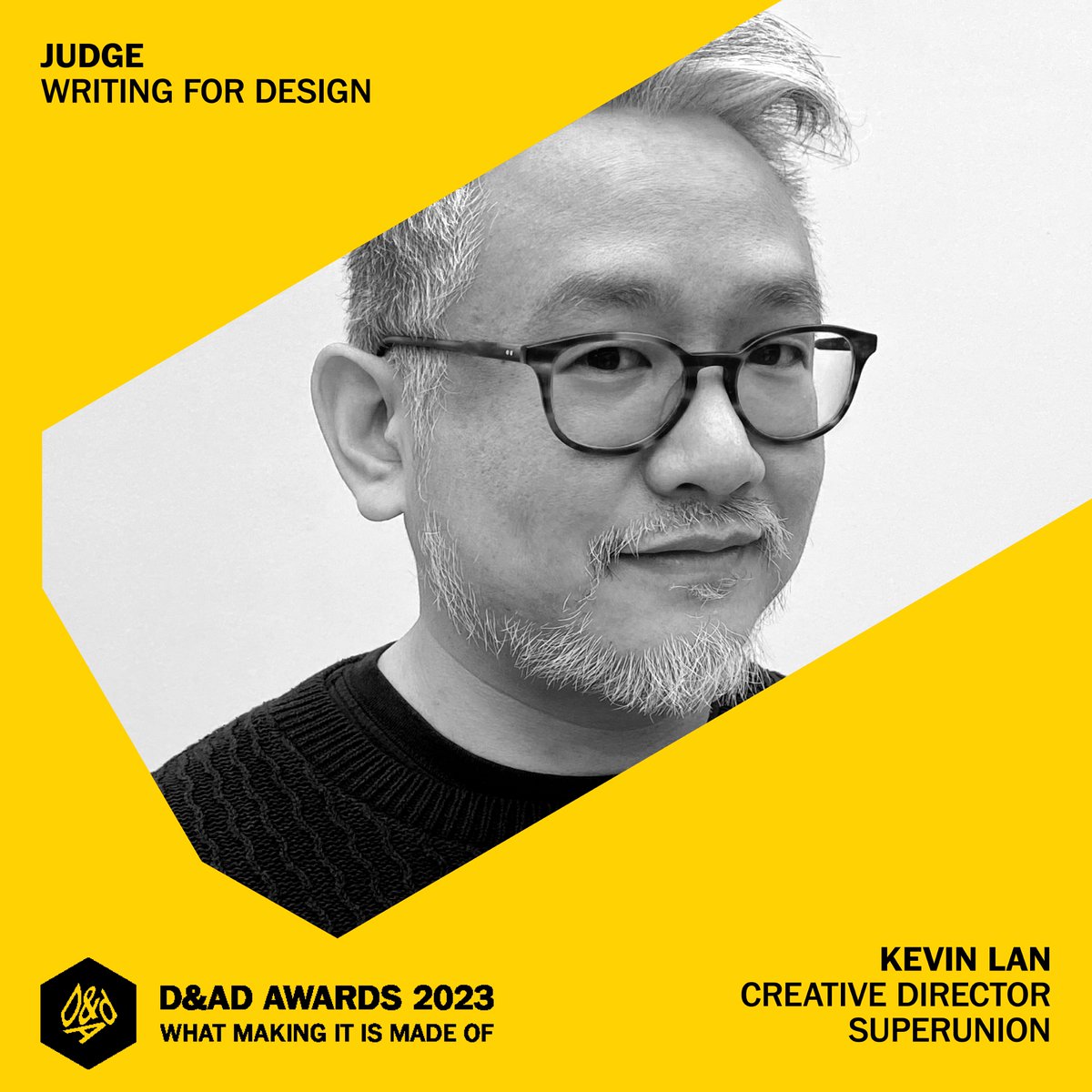 kevinlan_'s tweet image. I am delighted to join some of the biggest and brightest names in the creative community as a judge for the @dandad Awards in the writing for design category. 

Entries will be closing on 15 March 2023. Learn more about the categories and how to enter: 
bit.ly/3fWoXd9