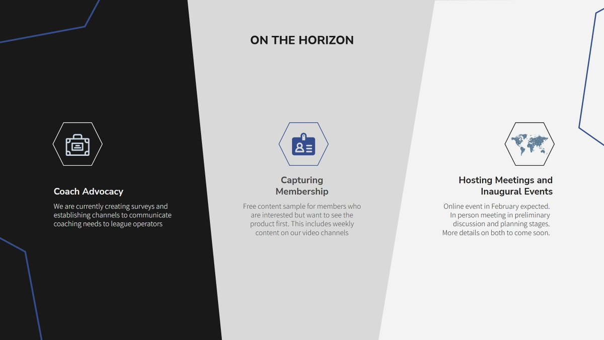 youtube.com/watch?v=0MEDxq…
Our January Update:
- Partnerships with <a href="/EPA_Official/">Esports Performance Academy</a> and <a href="/ehpi_org/">Esports Health and Performance Institute</a> to provide free services to our members
- Our own education suite powered by Gameplan is almost complete; content samples to try before you buy
- Online event in February
- More to come!