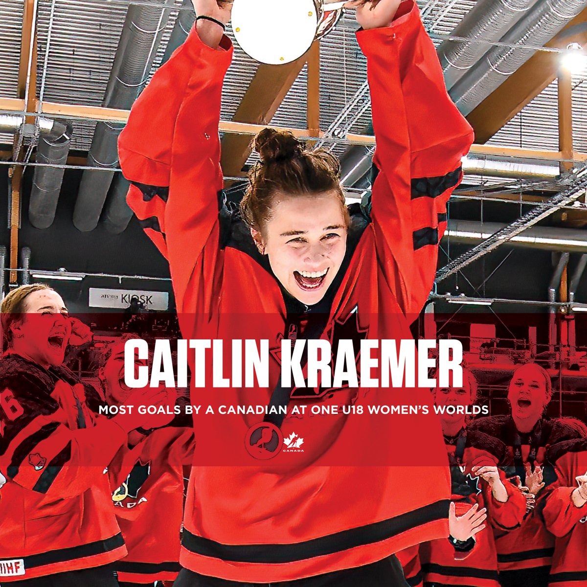 HockeyCanada's tweet photo. Celebrating the accomplishments of some of the amazing women involved in our game! 🎉👏 

#NGWSD 

🧵 1/3 https://t.co/ZVZbQku7yt