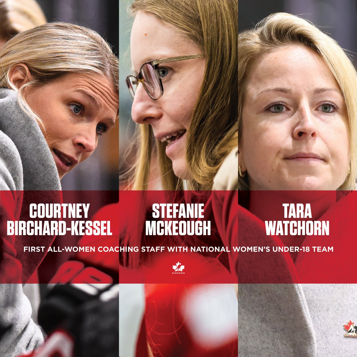 HockeyCanada's tweet photo. Celebrating the accomplishments of some of the amazing women involved in our game! 🎉👏 

#NGWSD 

🧵 1/3 https://t.co/ZVZbQku7yt