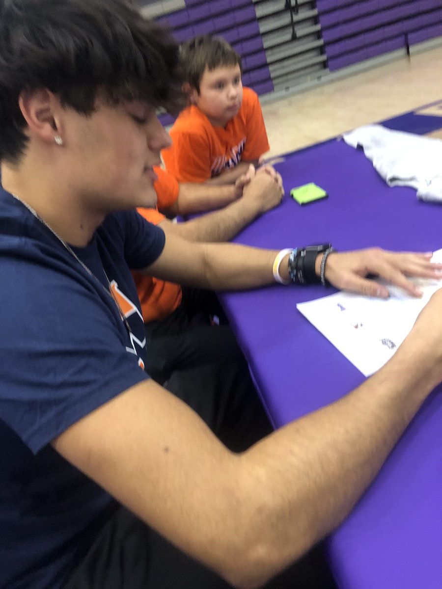 vigy89's tweet photo. Congrats to my son Colin! His hard work and dedication led him to his future with Midland University! To further his education and play football! Go Warriors! https://t.co/ekFNHLaRv5