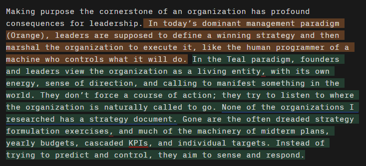 GAOAframework's tweet photo. 1/10 The way we view leadership has profound impacts on the success of organizations. In the traditional Orange #paradigm, leaders are seen as the ones in control, dictating strategy and marshaling the organization towards execution.

https://t.co/SNW9LYW270 https://t.co/cCpb5PB8ua