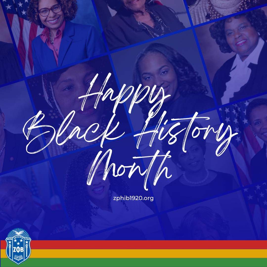 Happy Black History Month from the Ladies of Zeta Phi Beta Sorority, Incorporated! 

#zetaphibeta #zphib #zphib1920 #embracetheswell #embracetheextraordinary #BHM #BlackHistoryIsAmericanHistory #blackhistorymonth2023