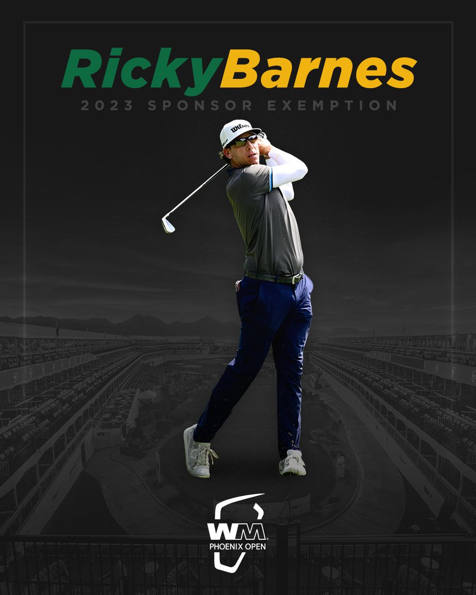 Up-and-coming star Davis Thompson and PGA TOUR vet local Ricky Barnes have received the final two sponsor exemptions for the 2023 WM Phoenix Open! #RESPECT

Link to story: bit.ly/3X9MVFu