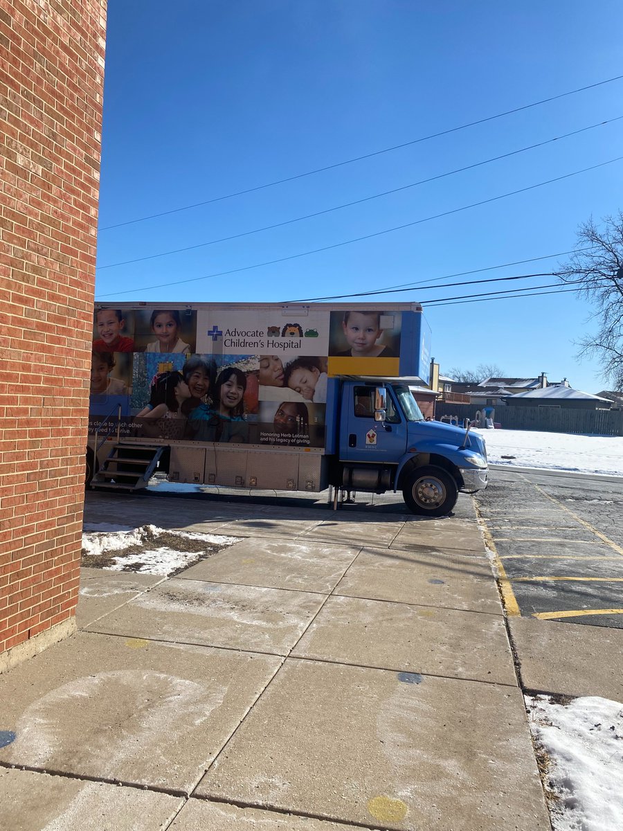Ronald McDonald's mobile clinic visited Sykuta School today to conduct an immunization/physical clinic for the students! What a great way to support our students!!