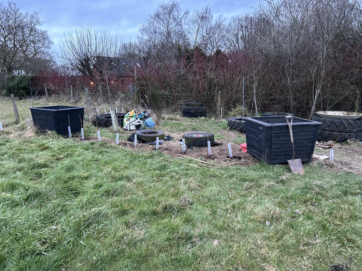 Our #communitygroup loving to create their new #sensorygarden today thanks to #idigtrees for the supply. Lovely start to February