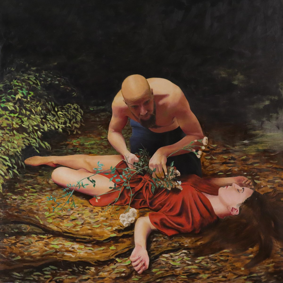 The girl with rose
From the Original Oilpainting by Marcel Häkel 2021
1/1 Edition 

teia.art/objkt/755891
objkt.com/asset/hicetnun…
<a href="/TeiaCommunity/">Teia Community</a> 
<a href="/objktcom/">objkt</a> 
#oilpainting #CleanNFT  #NFT